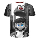 T-shirt noir et blanc de Super Mario Odyssey