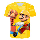 T-shirt jaune de Super Mario Maker