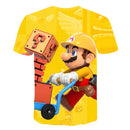 T-shirt jaune de Super Mario Maker