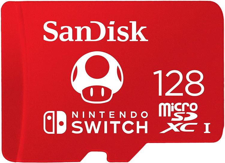 SanDisk - Carte mémoire microSDXC Super Mario bros pour Nintendo Switch - 128GB