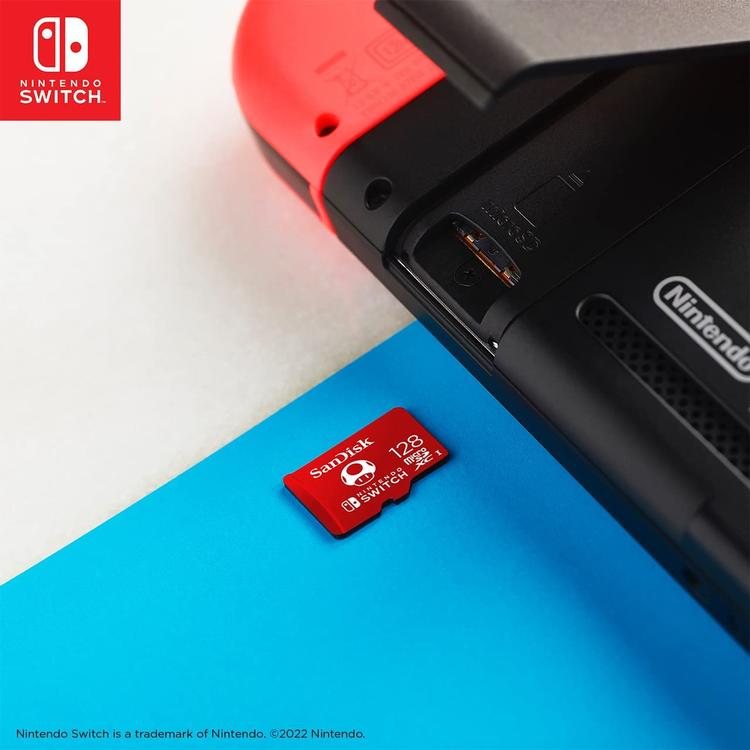 SanDisk - Carte mémoire microSDXC Super Mario bros pour Nintendo Switch - 128GB