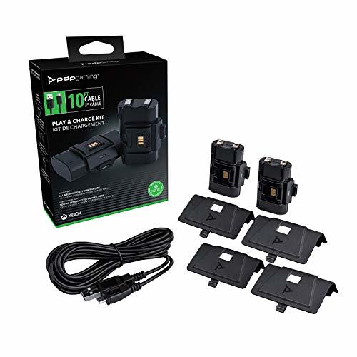 PDP - Charging Kit for Xbox one / Series X controllers with 10ft wires - Black