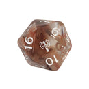 Role 4 initiative - Ensemble de 7 dés polyédriques  -  Diffusion Barbarian Rage avec symbole