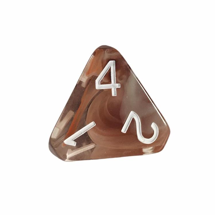 Role 4 initiative - 7 Polyhedral Dice Set - Barbarian Rage Diffusion