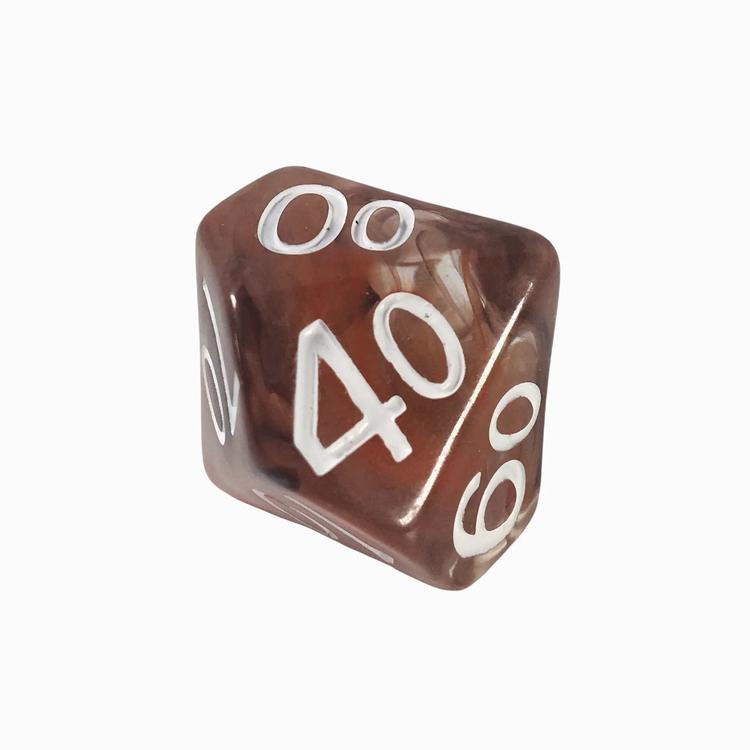 Role 4 initiative - 7 Polyhedral Dice Set - Barbarian Rage Diffusion