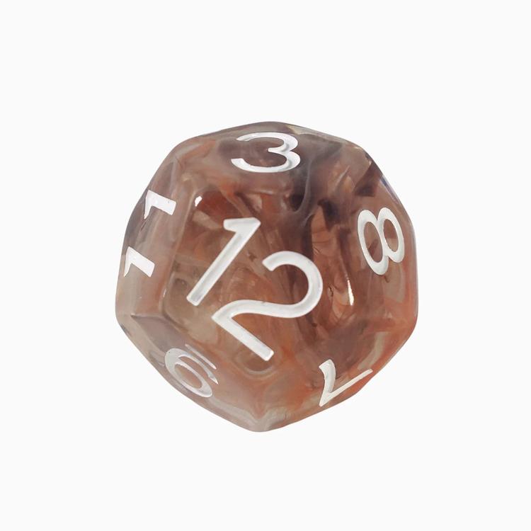 Role 4 initiative - 7 Polyhedral Dice Set - Barbarian Rage Diffusion