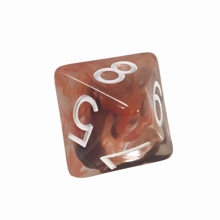 Role 4 initiative - 7 Polyhedral Dice Set - Barbarian Rage Diffusion
