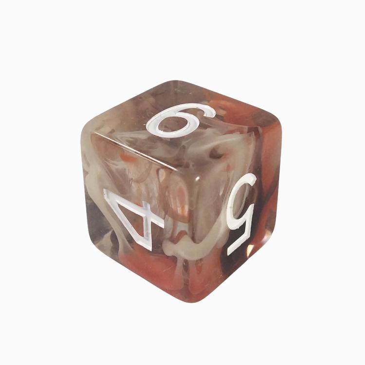 Role 4 initiative - 7 Polyhedral Dice Set - Barbarian Rage Diffusion