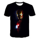 T-shirt noir de Marvel  -  Iron Man