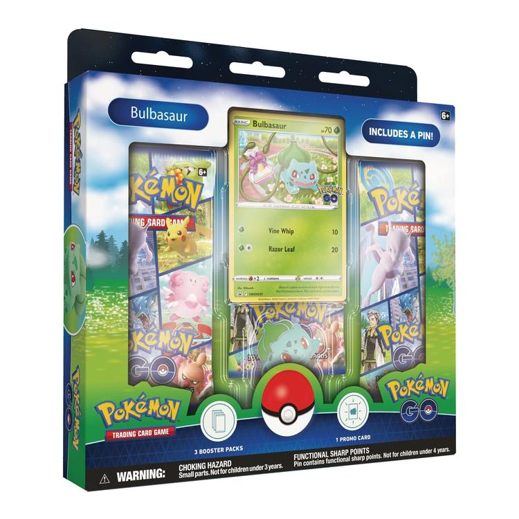 Pokémon Go - Boîte de collection avec épinglette de Bulbasaur