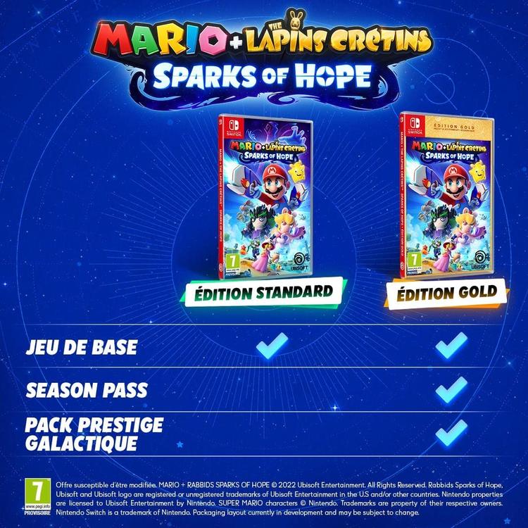 Mario + Rabbids: Sparks of Hope [Édition Or] (usagé)
