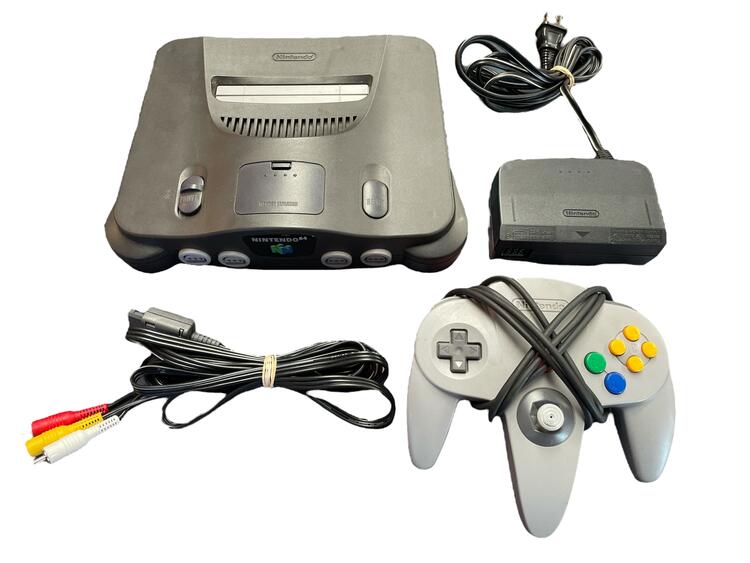 Nintendo 64 Home Console System Complete in Box With Very Tight Original Joystick (used)