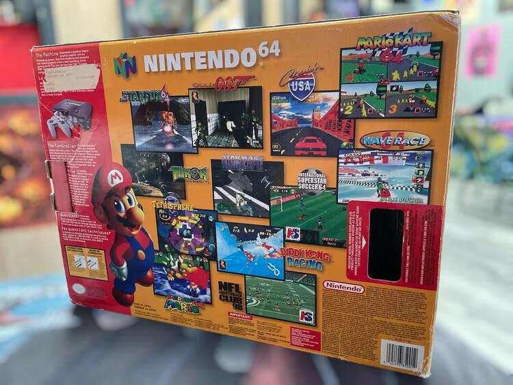 Nintendo 64 Home Console System Complete in Box With Very Tight Original Joystick (used)