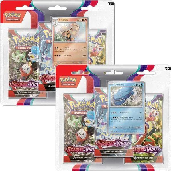 Pokémon - 3 Packs Blister - Scarlet & Violet