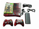 Microsoft Xbox 360 Gears of war 3 Edition 320gb (Red & Black Console Bundle with box - Tested) (usagé)
