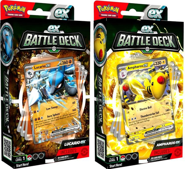 Pokémon - EX Battle deck  ( Ampharos ex / Lucrio ex )