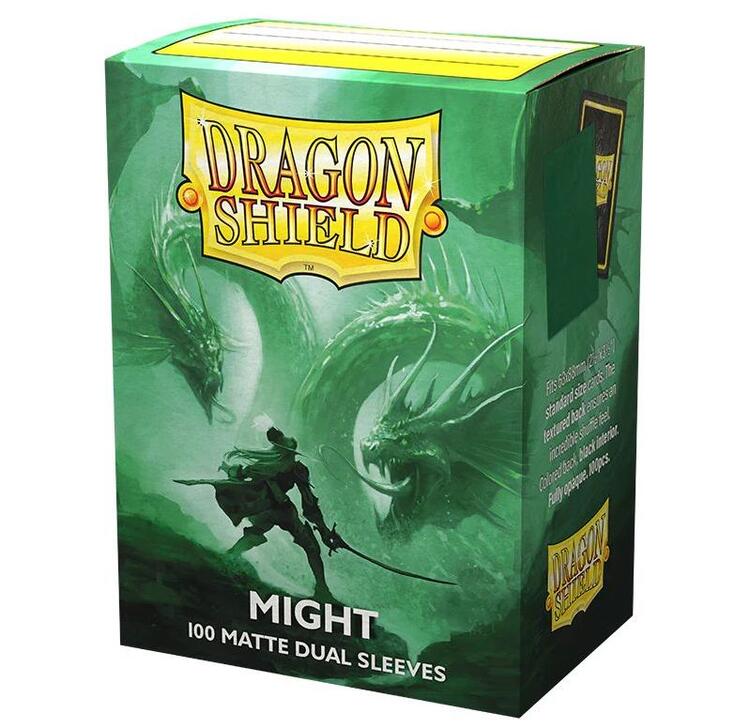 Dragon Shield - 100 Standard Size Card Protectors (3" X 4") - Matte Dual