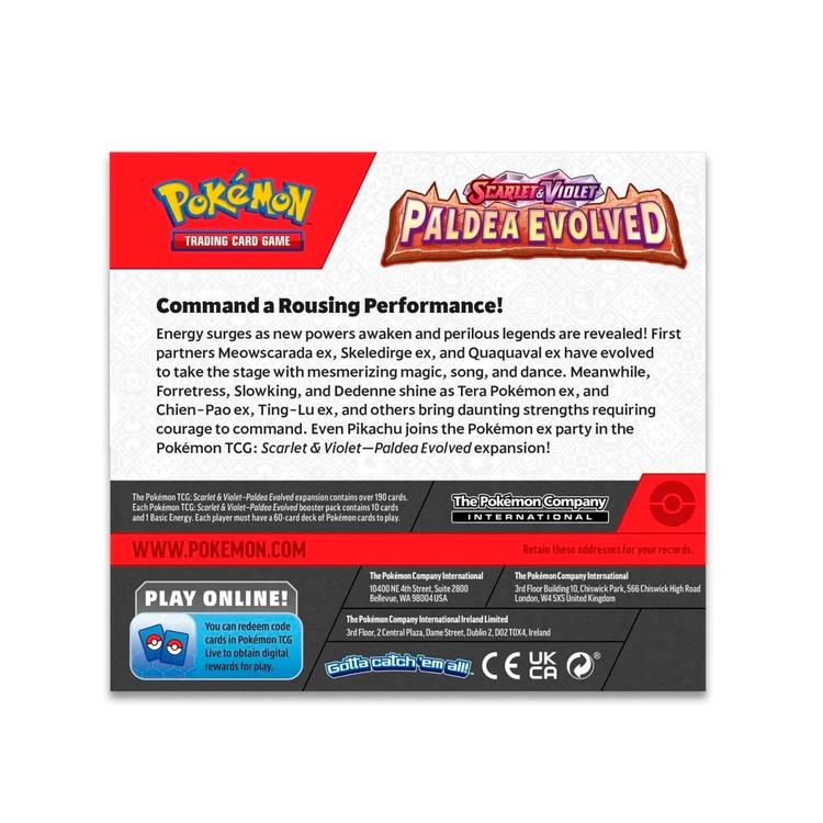 Pokémon - Boosters  -  Scarlet & Violet  -  Paldea Evolved