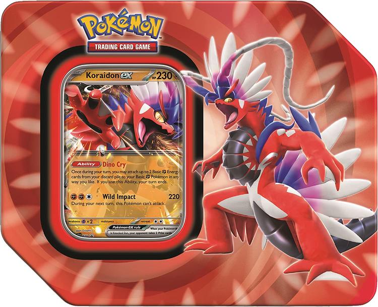 Pokémon - Paldea Legends Tin  ( Koraidon EX / Miraidon EX )