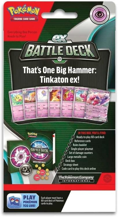 Pokémon - EX Battle deck  ( Chien-Pao ex / Tinkaton ex )