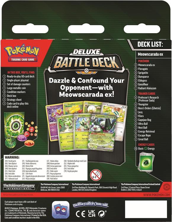 Pokémon - Deluxe Battle deck  ( Meowscarada Ex / Quaquaval ex )