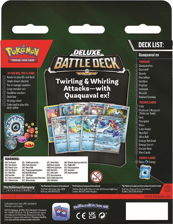 Pokémon - Deluxe Battle deck  ( Meowscarada Ex / Quaquaval ex )