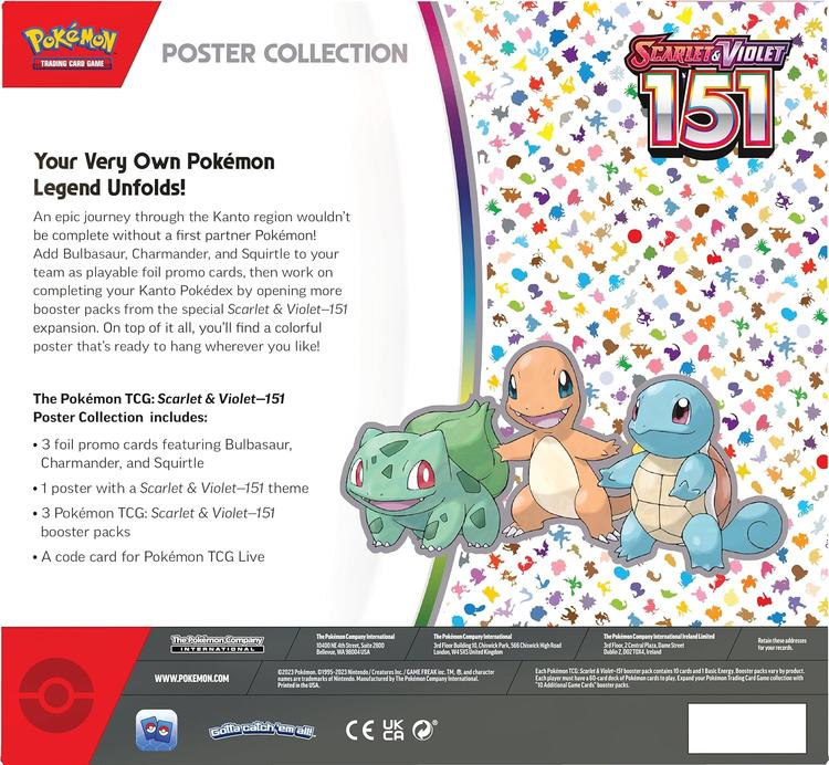 Pokémon - Boîte Poster collection  -  Scarlet & Violet 151