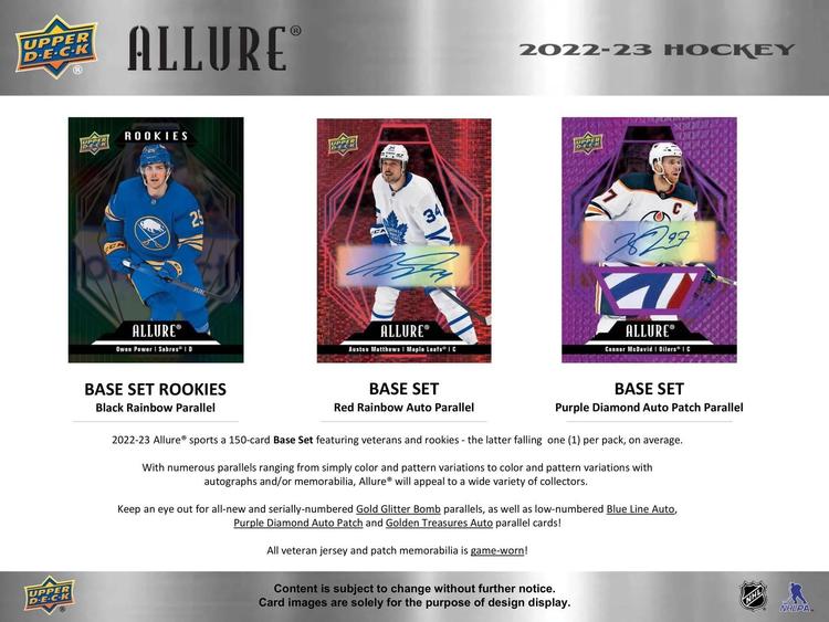 Upper Deck - Booster Hobby - 2022-23 Hockey Allure