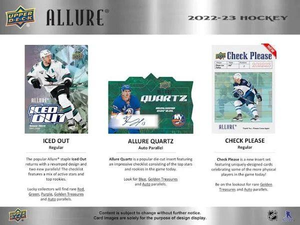 Upper Deck - Booster Hobby - 2022-23 Hockey Allure