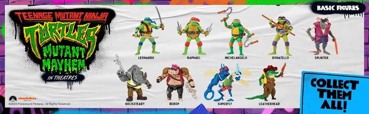 Playmates Toys - Figurine action de 11.6cm  -  Teenage Mutant Ninja Turtles Mutant Mayhem  -  Donatello
