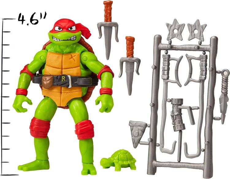 Playmates Toys - Figurine action de 11.6cm  -  Teenage Mutant Ninja Turtles Mutant Mayhem  -  Raphael