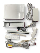 Nintendo Wii System Console (RVL-001) GameCube Compatible (Tested & Work) [Wii Sports Bundle] (usagé)