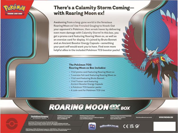 Pokémon - Roaring Moon ex box