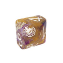 Role 4 initiative - Set of 7 polyhedral dice - Warlock's Pact broadcast with symbol