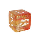 Role 4 initiative - Set of 7 polyhedral dice - Sorcerer's Bloodline spread with symbol