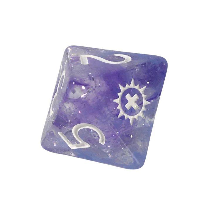 Role 4 initiative - Ensemble de 7 dés polyédriques  -  Diffusion Cleric's Divinity avec symbole