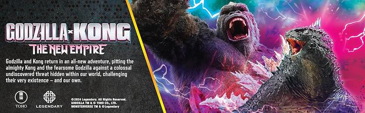 Playmates Toys - Figurine action de 28cm  -  Godzilla x Kong The New  Empire  -  Giant Godzilla Evolved