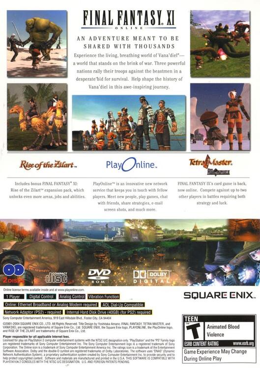Final Fantasy XI (HDD not Included) (usagé)