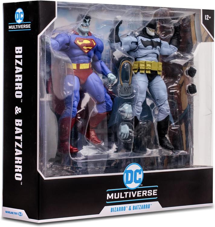 McFarlane - Figurine action de 17.8cm - DC Multiverse - Bizarro & Batzarro