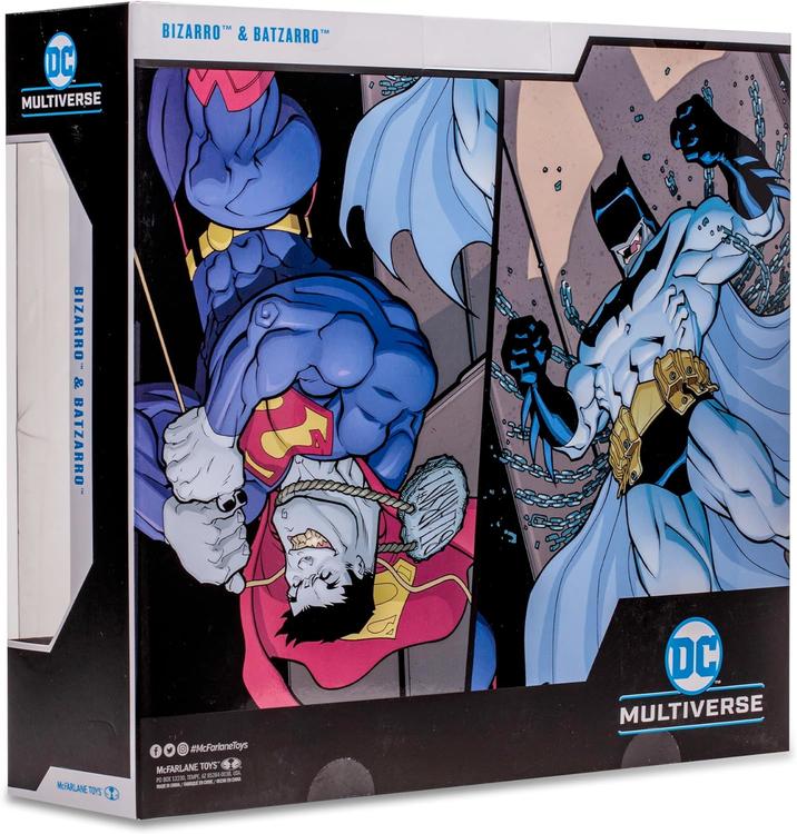 McFarlane - Figurine action de 17.8cm - DC Multiverse - Bizarro & Batzarro