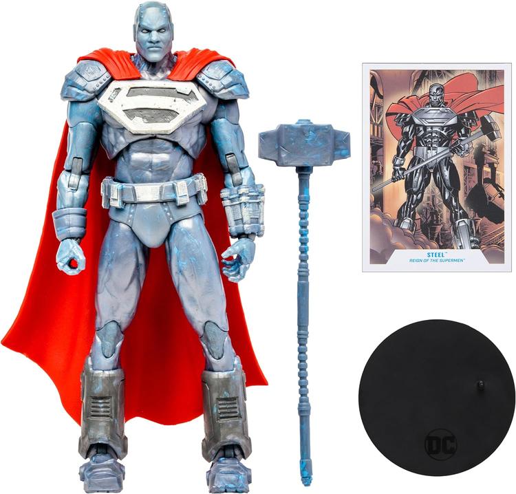 McFarlane - Figurine action de 17.8cm  -  DC Multiverse  -  Reign of the Supermen  -  Steel
