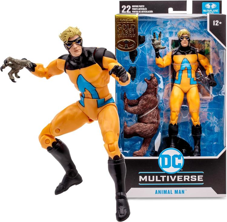 McFarlane - Gold Label collection  -  Figurine action de 17.8cm  -  DC Multiverse  -  The Human Zoo  -  Animal Man