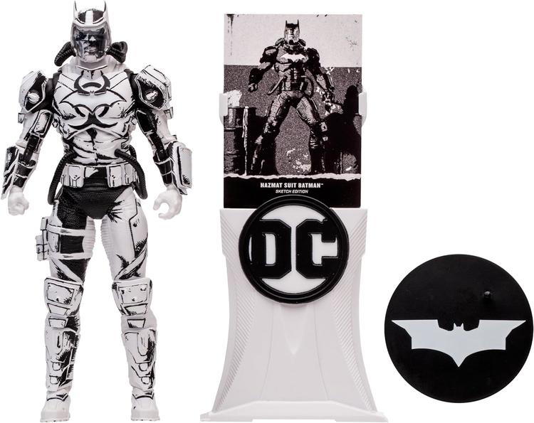 McFarlane - Gold Label collection  -  Figurine action de 17.8cm  -  DC Multiverse  -  Justice League The Amazo Virus  -  Hazmat Suit Batman Sketch Edition