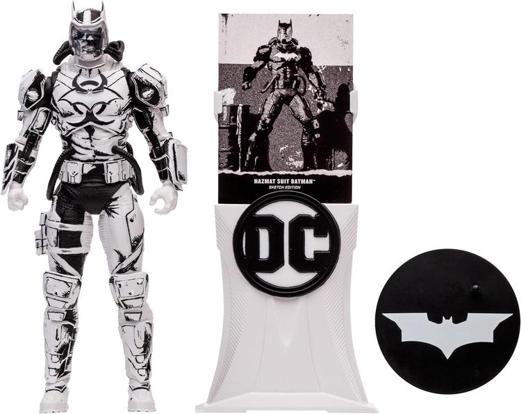 McFarlane - Gold Label Collection - 17.8cm action figure - DC Multiverse - Justice League The Amazo Virus - Hazmat Suit Batman Sketch Edition
