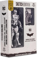 McFarlane - Gold Label Collection  -  Figurine action de 17.8cm  -  DC Multiverse  -  Justice League The Amazo Virus  -  Hazmat Suit Batman Sketch Edition