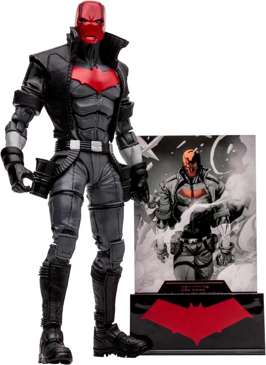 McFarlane - Gold Label collection  -  Figurine action de 17.8cm  -  DC Multiverse  -  New 52  -  Red Hood Black & White Accent Edition  (Authenticated Limited Edition - 7400 PCS)