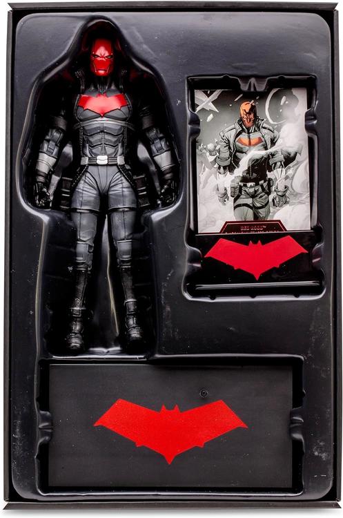 McFarlane - Gold Label collection  -  Figurine action de 17.8cm  -  DC Multiverse  -  New 52  -  Red Hood Black & White Accent Edition  (Authenticated Limited Edition - 7400 PCS)