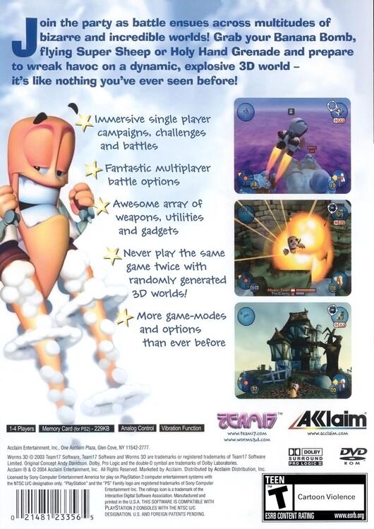 Worms 3D (usagé)