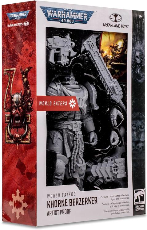 McFarlane - Figurine action de 17.8cm  -  Warhammer 40.000  -  World Eaters  -  Khorne Berzerker Artist Proof