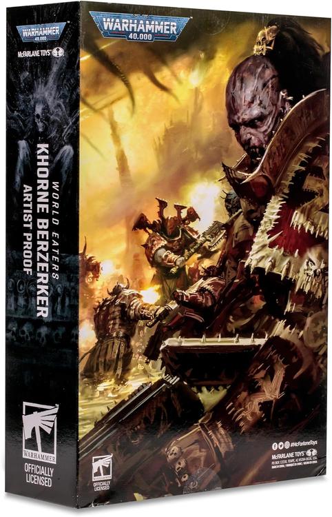 McFarlane - Figurine action de 17.8cm  -  Warhammer 40.000  -  World Eaters  -  Khorne Berzerker Artist Proof